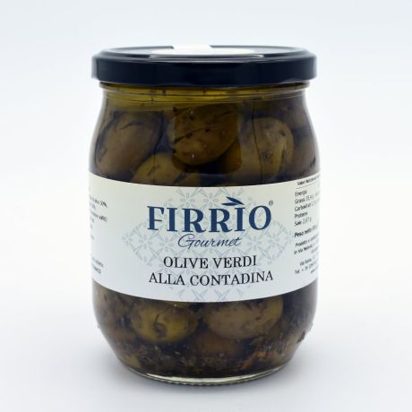 Olive Schiacciate alla Contadina 580 gr